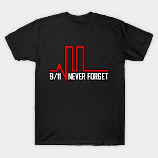 9 11 Never Forget. 9 11 20th Anniversary T-Shirt